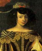 unknow artist Portrait of Joana de Braganca oil painting on canvas